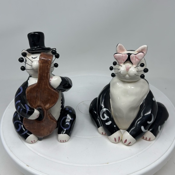 Annaco Creations 2 black and white Cats 2001 - Picture 2 of 12